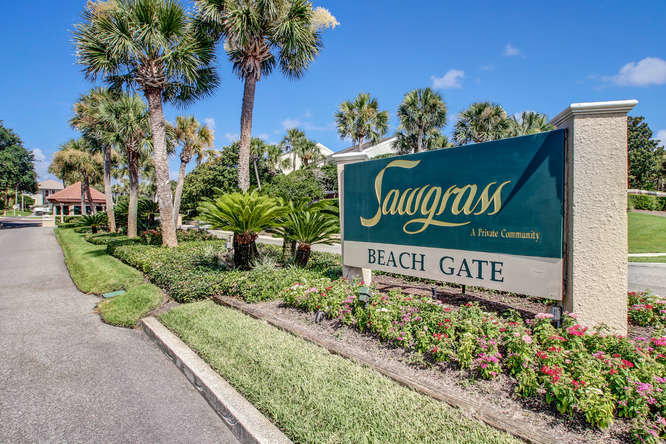 Sawgrass Beach Club Gated Entrance Ponte Vedra Beach